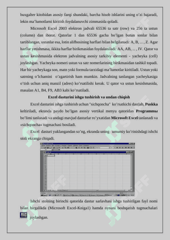Ms excel elektron jadvalida xisoblash jarayonlarini tashkil qilishda grafik modellar yaratish 3