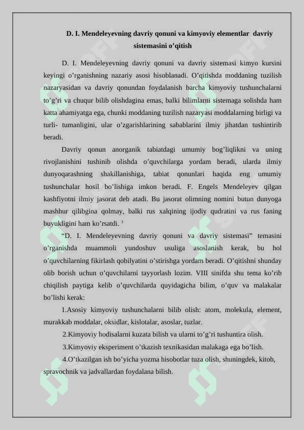 Kimyoviy elementlar davriy qonuni va sistemasi 8