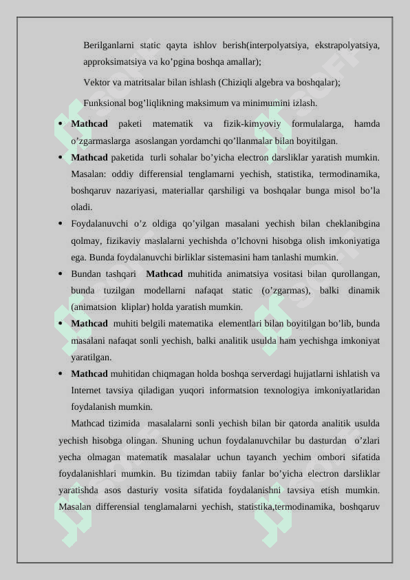 Kompyuter yordamida loyihalash tizimlarining tasnifi. 3