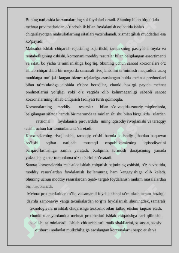 Korxonada moliyaviy natijalar va rentabillik 4
