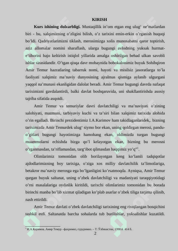 Amir Temur davlat boshqaruv tizimi 2