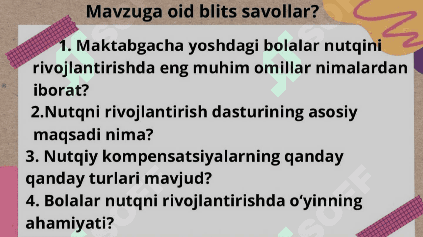 Nutqni rivojlantirish dasturining ilmiy asoslari. 4