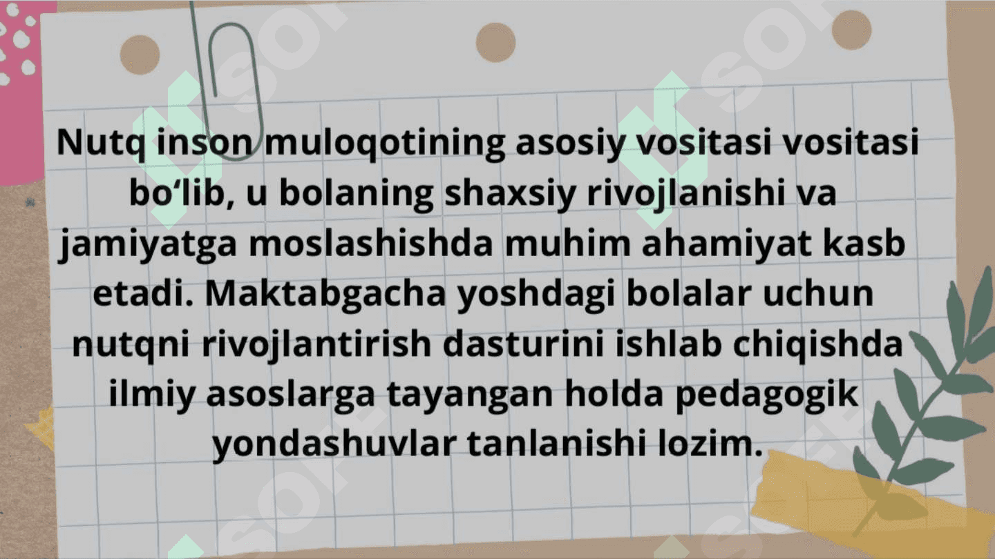 Nutqni rivojlantirish dasturining ilmiy asoslari. 5
