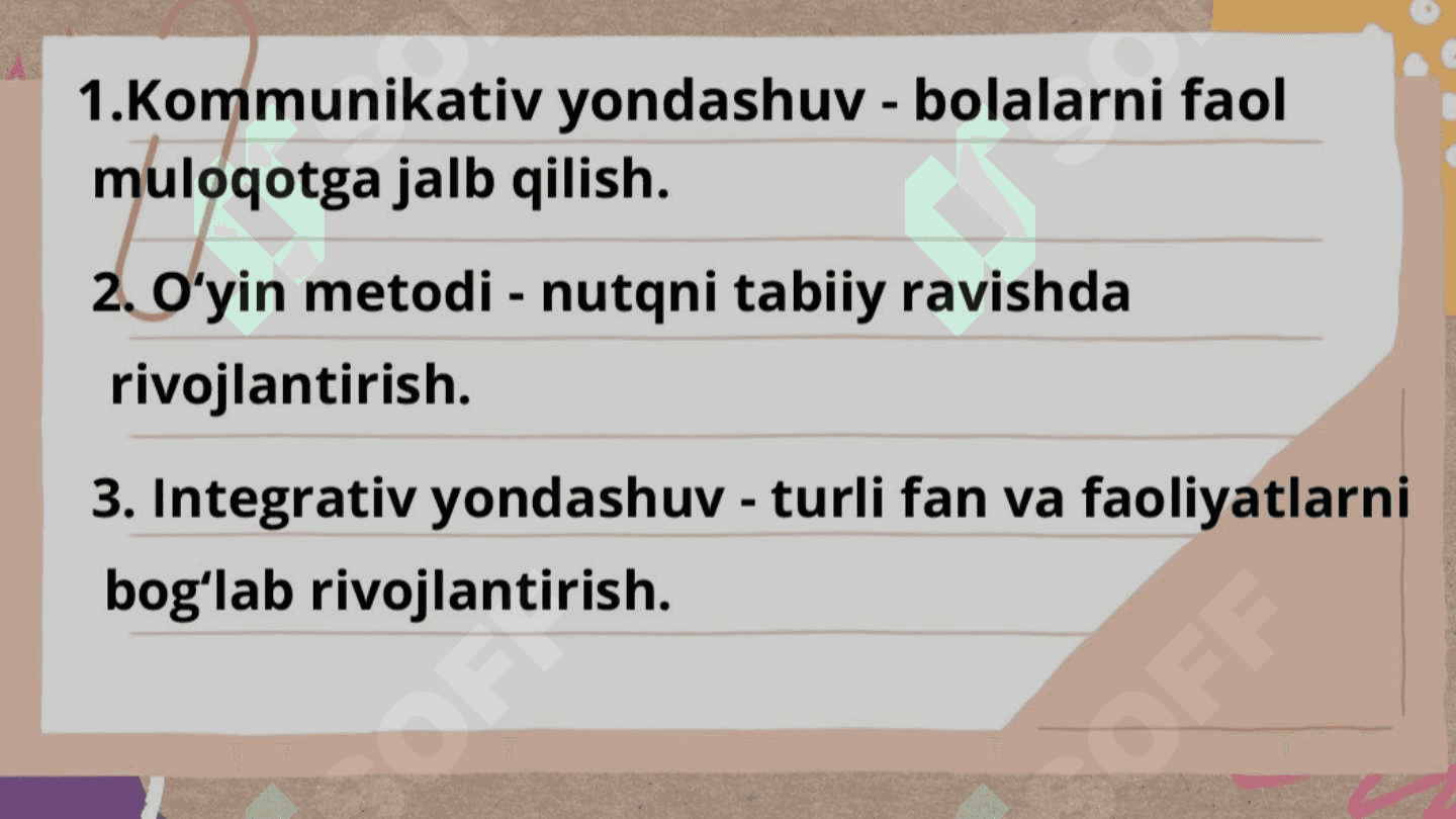 Nutqni rivojlantirish dasturining ilmiy asoslari. 7