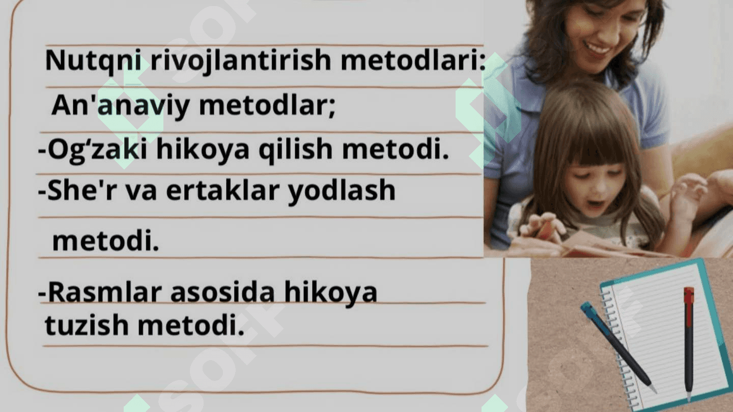 Nutqni rivojlantirish dasturining ilmiy asoslari. 8