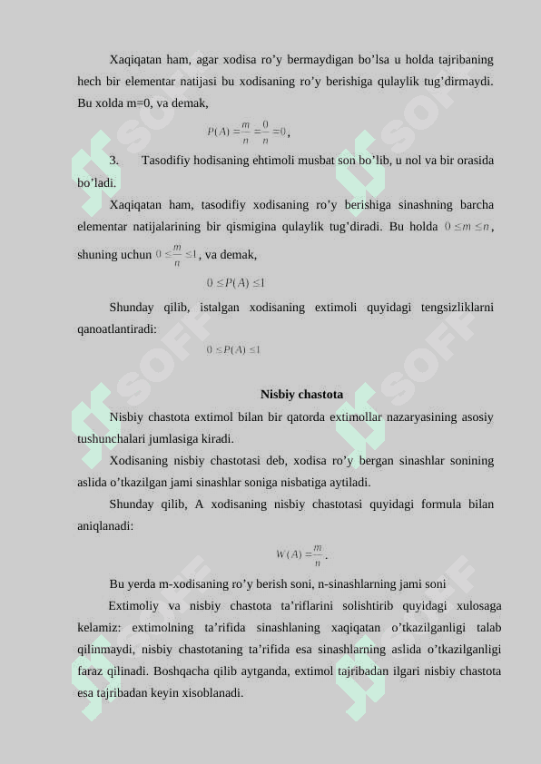 Bernulli tasodifiy miqdorlarning ketma-ketligi 7