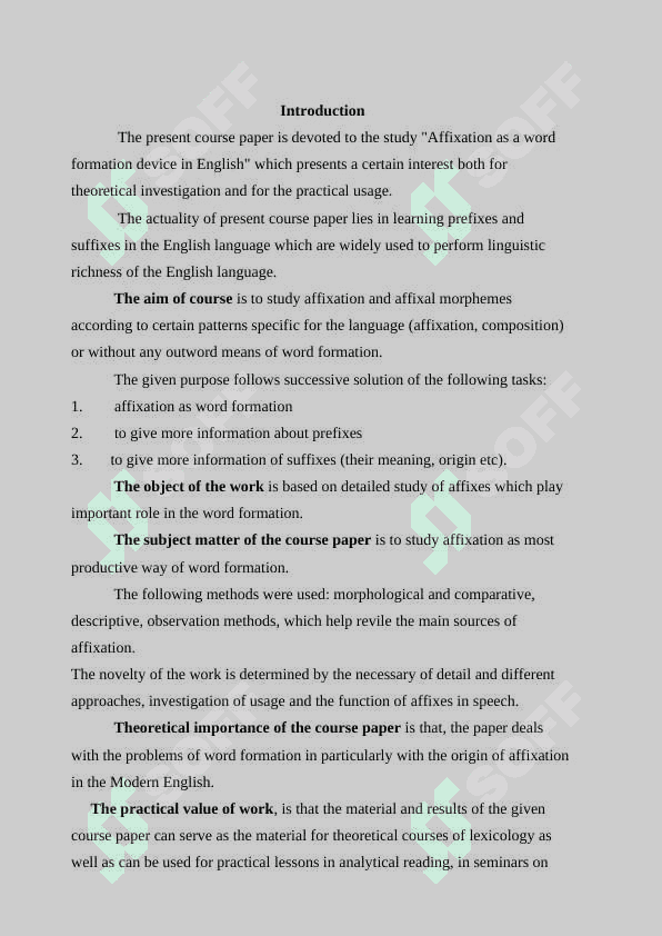THE DEFINITION OF SUFFIXES 2