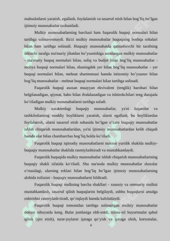 Fuqаrоlik huquqining аsоsiy tаmоyillаri 6