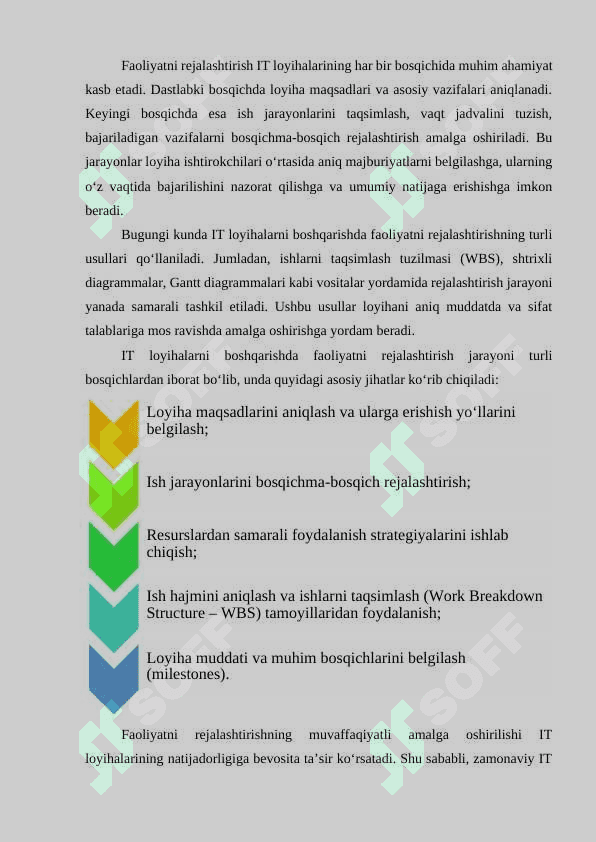 FAOLIYATNI REJALASHTIRISH VA VAQT JADVALINI BELGILASH 7