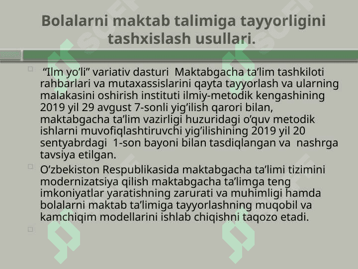 BOLANING MAKTAB TA’LIMIGA TAYYORLIGI TAHLILI 4