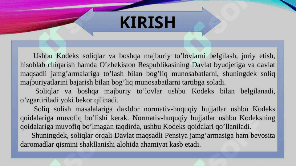 Soliq kodeksi Pensiya ta'minoti sifatida 3