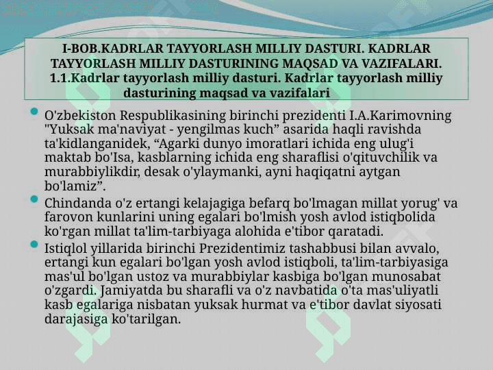 MAKTABGACHA TA'LIM-UZLUKSIZ TA'LIMNING BOSHLANG'ICH BO'G'INI. 4