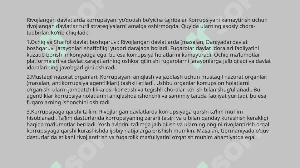 Oʻzbekistonda korrupsiyaga qarshi kurash mexanizmlari 5