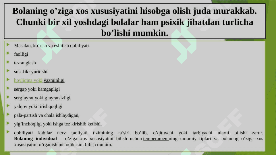 O‘yinlarni tanlash. O‘yinlarning yoshga bog‘liqligi. 4