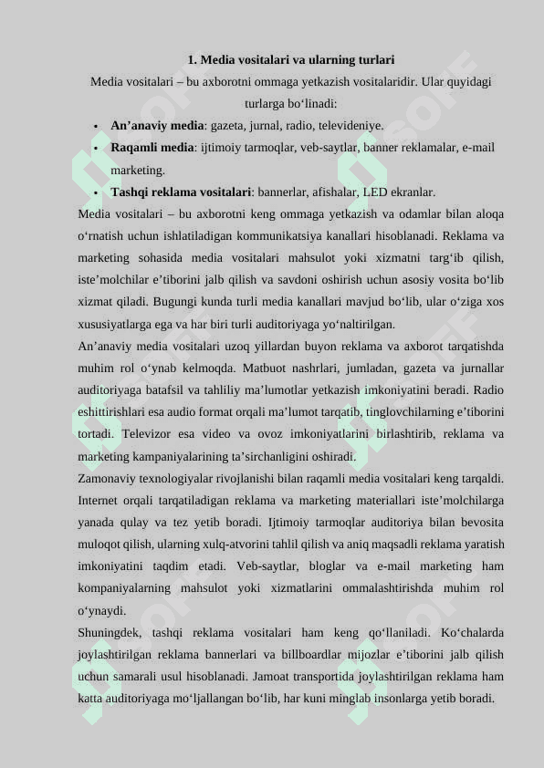Media vositalarida reklama va marketing 3