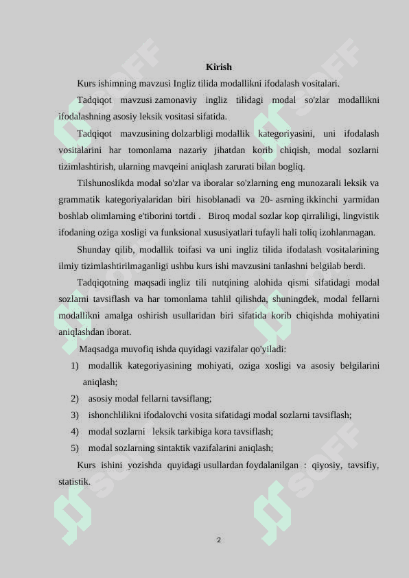 Modal so'zlarning stilistik xususiyatlari 2