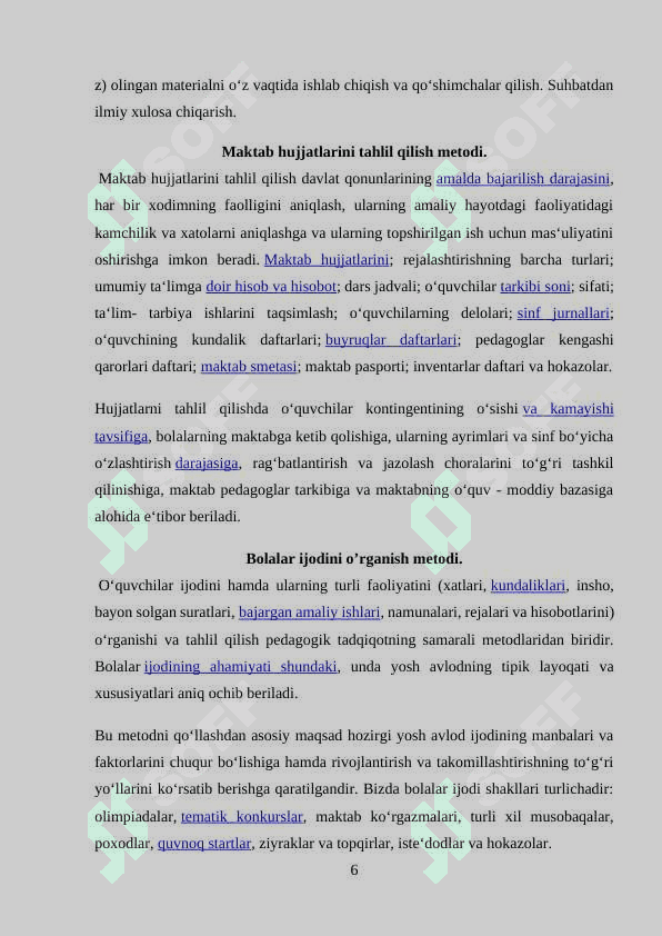 Tadqiqot metodlariga qo`yiladigan talablar 6