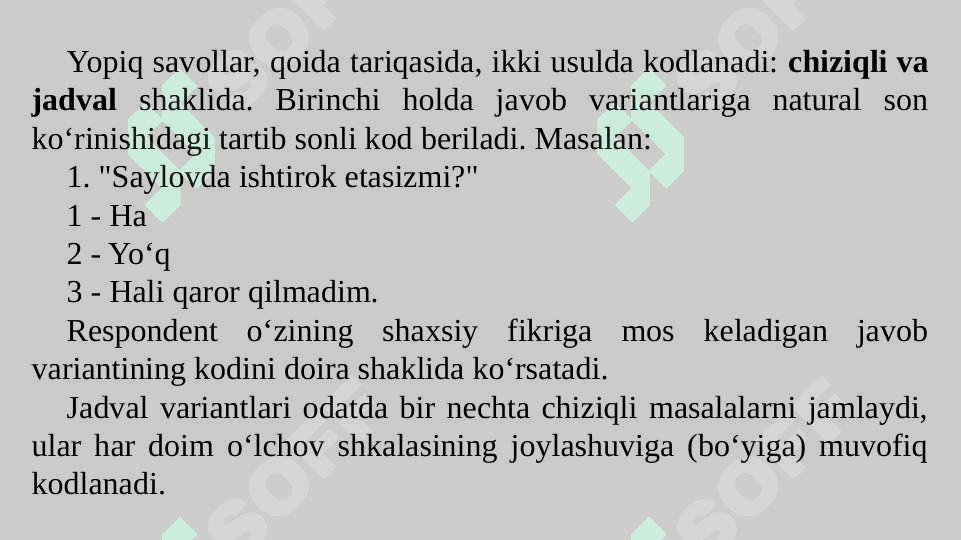 Sotsiologik tadqiqot natijalarini tahlil qilish va umumlashtirish. 6