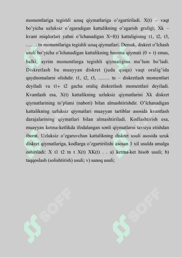 O’lchash turlari. mavzusida mustaqil ish 5