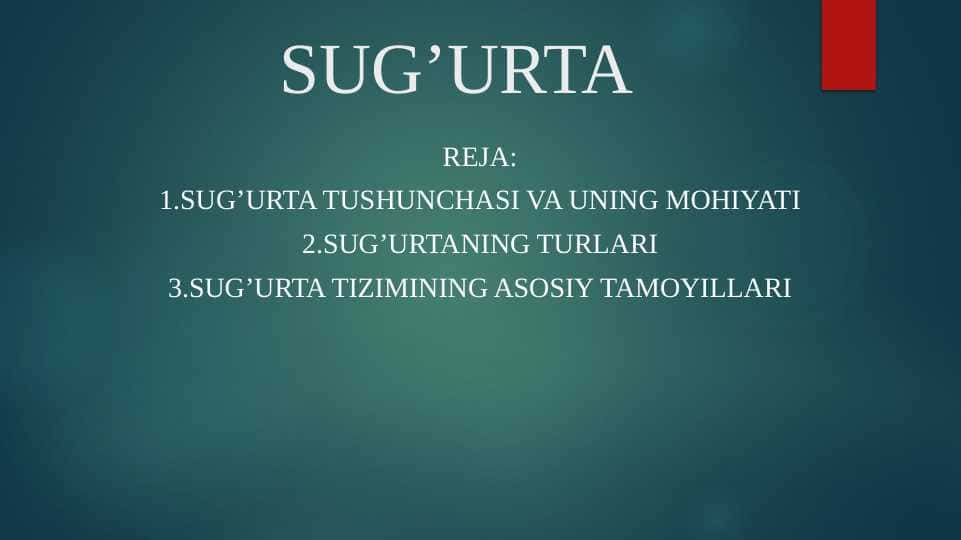 SUG’URTA