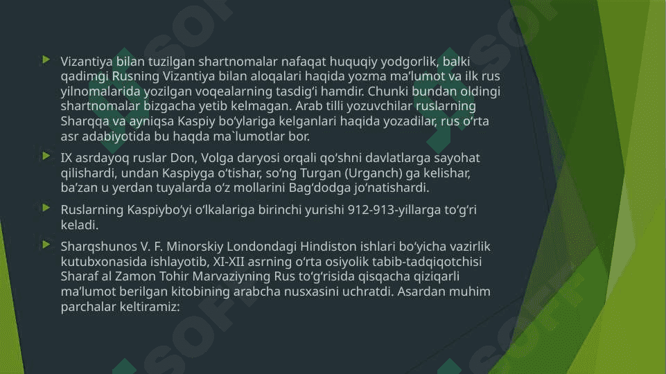 XIX asr oxiri - XX asr boshlarida Sharq va O'rta Osiyoning o'rganilishi 5