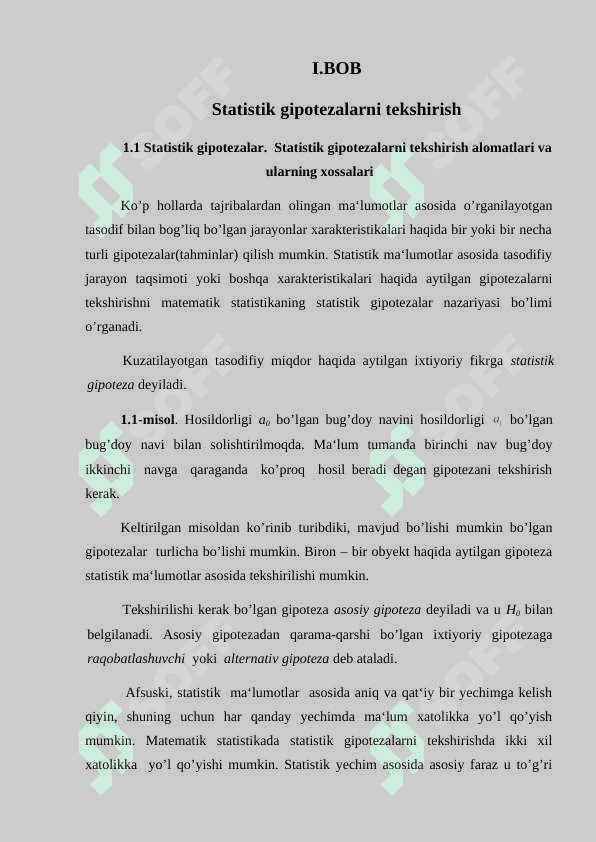 Birinchi va ikkinchi tur xatoliklar. Neyman Pirson teoremasi 5