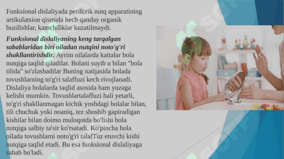 Dislaliya sabablari va shakilari 7