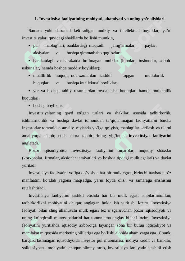 KAPITAL QO'YILMALAR VA ULARNING MOHIYATI 3