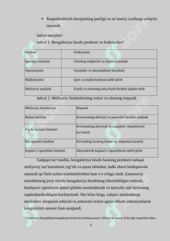BUXGALTERIYA HISOBI FANI PREDMETLARI VA VAZIFALARI 4