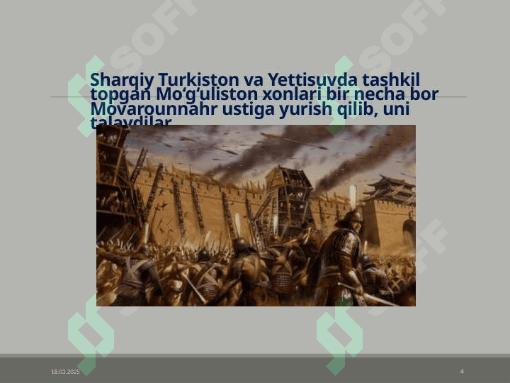 XIV asrning o‘rtalarida Movarounnahrda ijtimoiy-siyosiy vaziyat 4