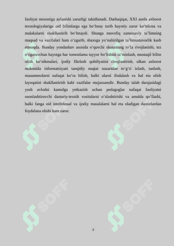 Tarix darslarida  ta’lim sifatini oshirishda axborot texnologiyalardan foydalanishning ilmiy –nazariy asoslari. 3