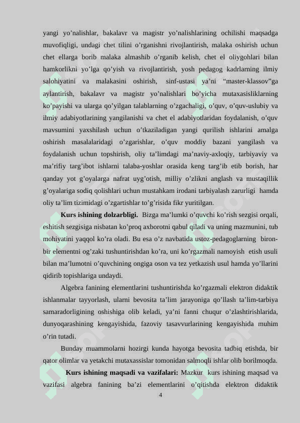 Determinantlarni hisoblash 4