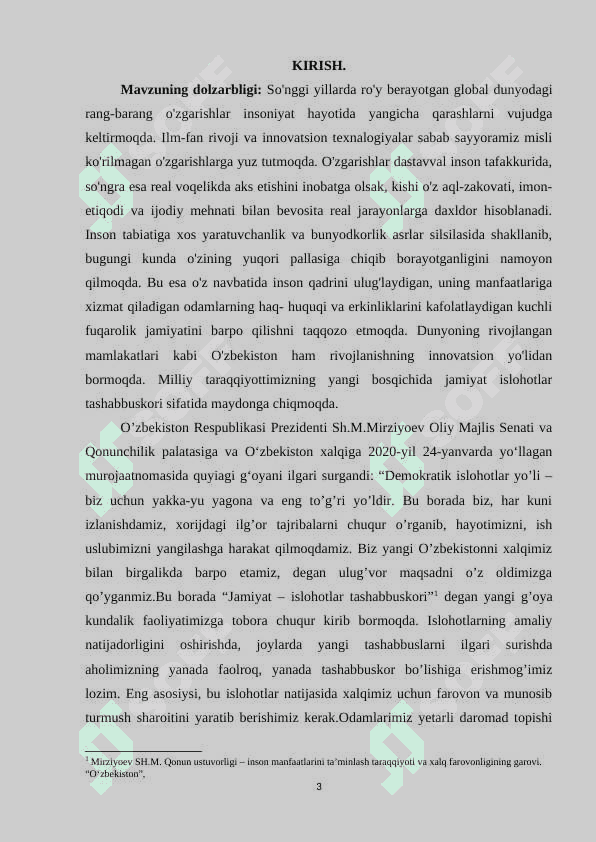 O’zbekistonda ta’lim jarayoniga qo’yilayotgan talablar 3
