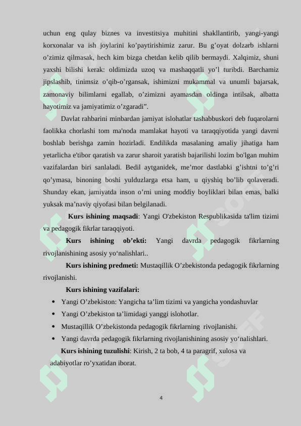 O’zbekistonda ta’lim jarayoniga qo’yilayotgan talablar 4