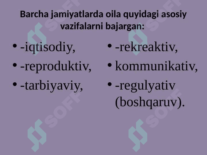 OILANING  IJTIMOIY VAZIFALARI VA OILADAGI ROLLAR 3