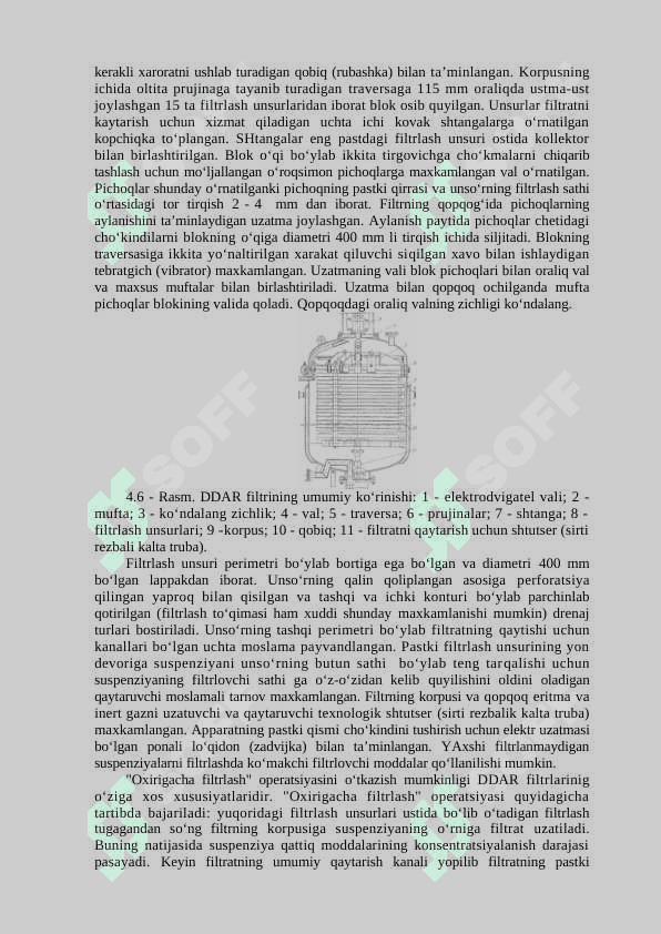 POLIMER ERITMALARINI FILTRAT VA ADSORBSIYALASH UCHUN JIHOZLAR. 7