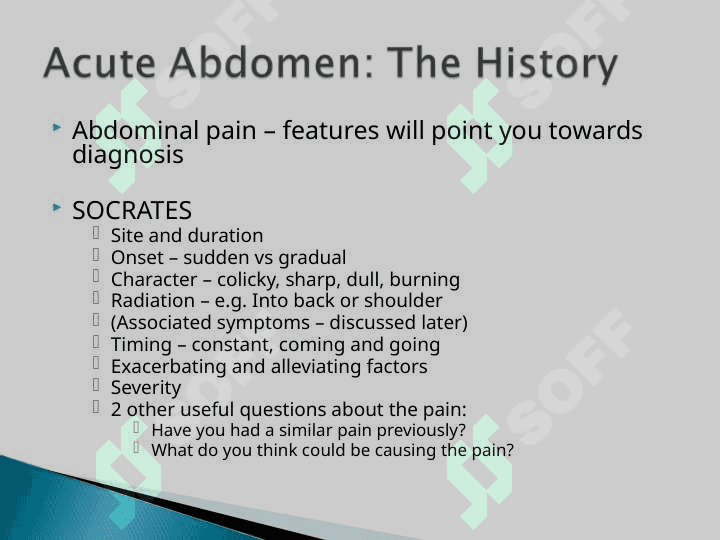 Acute Abdomen and peritonitis 6