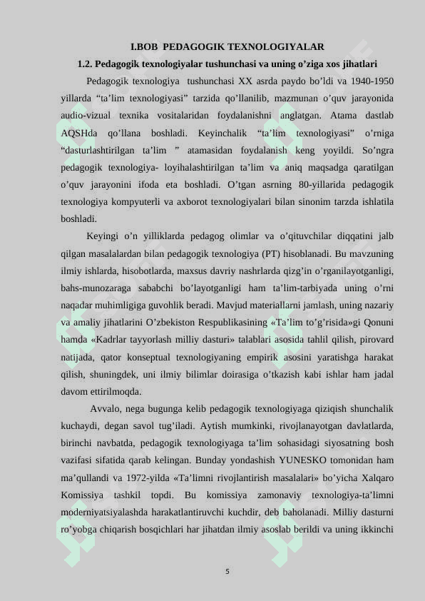 Oʻzbekistonda Oliy Majlis faoliyati mavzusini oʻrganishda pedagogik texnologiyalaridan foydalanish 5