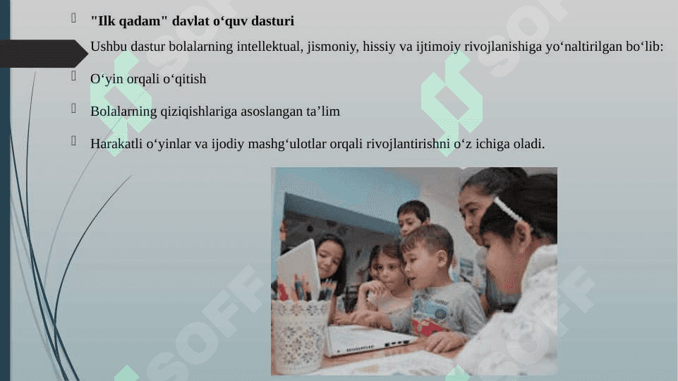 DAVLAT TA'LIM TALABLARI VA ILK QADAM DAVLAT O'QUV DASTURI ASOSIDA TA'LIM-TARBIYA JARAYONINI REJALASHTIRISHDA ZAMONAVIY YONDASHUV. 4