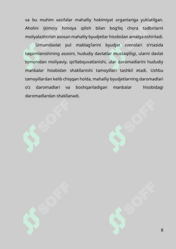 Mahalliy byudjet daromadlari tarkibi 8
