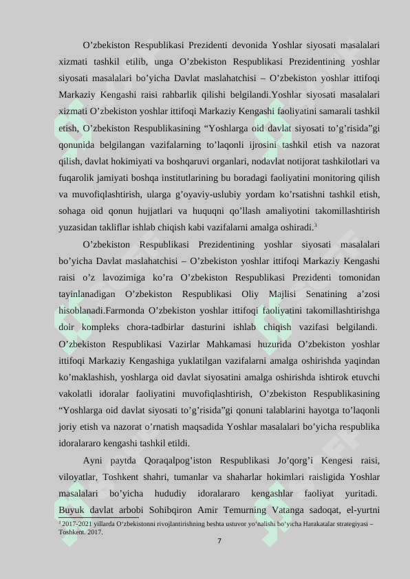 O’zbekistonning yoshlarga oid siyosati 7