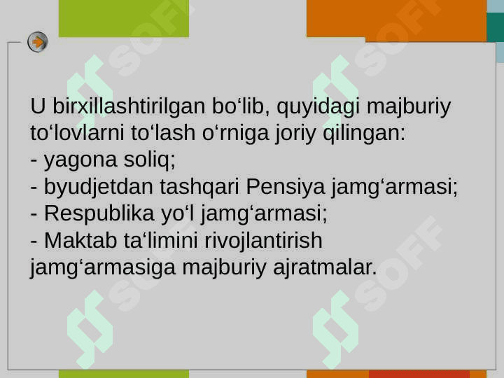 Soddalashtirilgan soliq tizimi UMUMIY 7