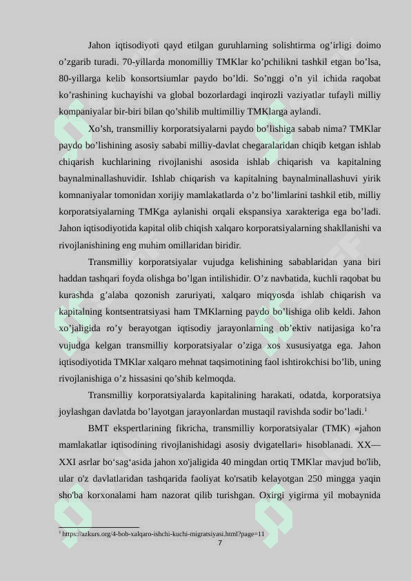 Dunyoning transmilliy kompaniyalari geografiyasi 7
