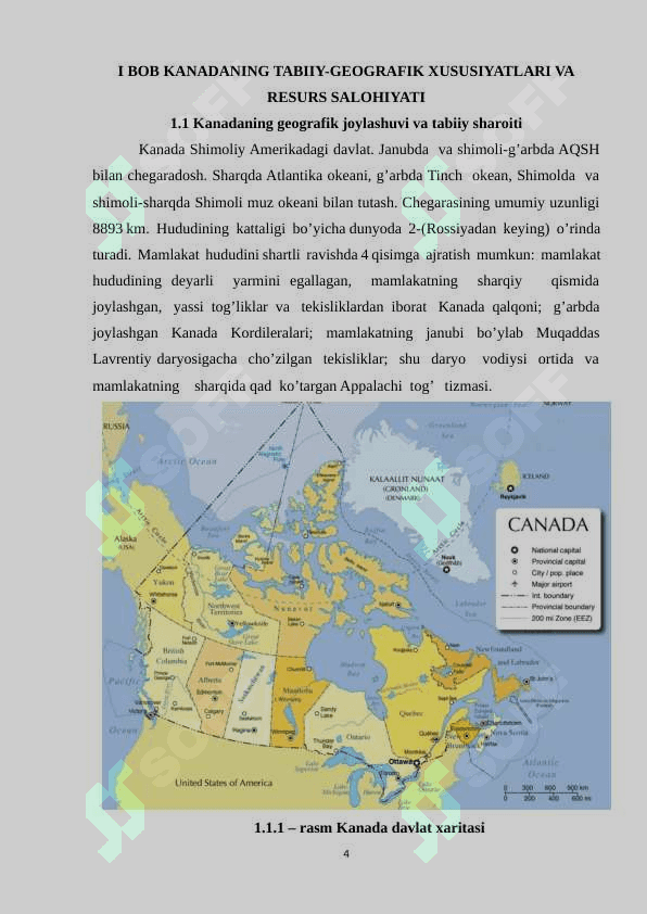 Kanadaga umumiy iqtisodiy-geografik tavsif 4