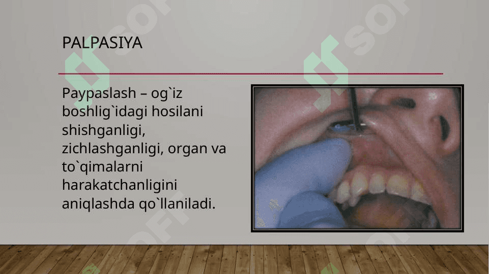 Bemorni tashqi tekshirish. Yuz mushaklari, limfa tugunlari va tupik bezlarini palpatsiya qilish 4