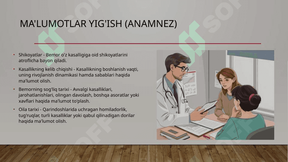 Bemorni tashqi tekshirish. Yuz mushaklari, limfa tugunlari va tupik bezlarini palpatsiya qilish 8