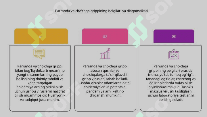 Parranda va cho‘chqa grippi va uning hozirgi kundagi muammolari 7