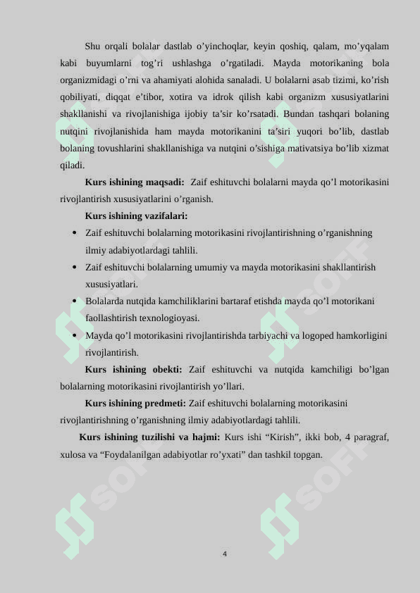 Zaif eshituvchi bolalarni mayda qo’l motorikasini rivojlantirish xususiyatlari 4