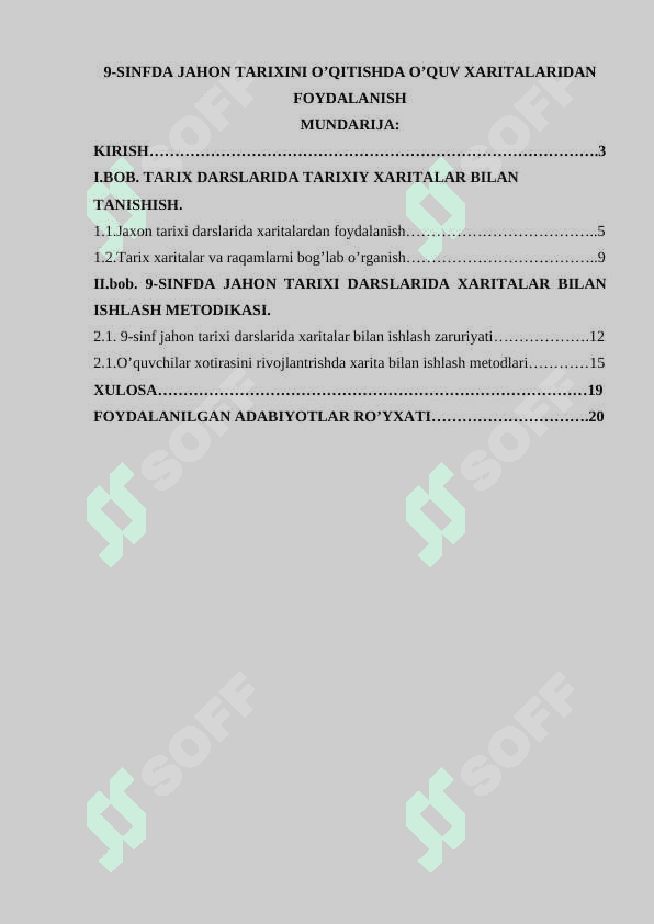 9-Sinfda Jahon tarixini o’qitishda o’quv xaritalaridan foydalanish 2