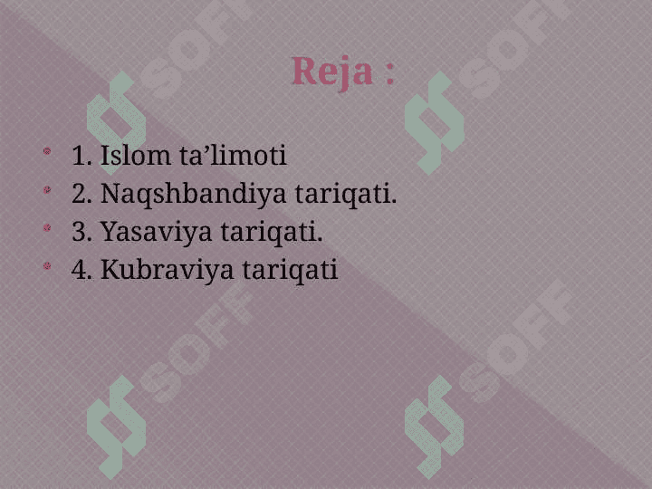 ISLOM DINI TA’LIMOTI VA TASAVVUF 2